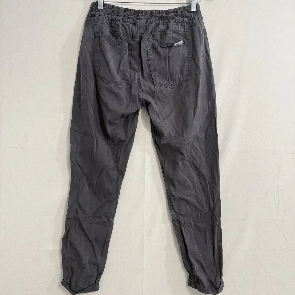 7 For All Mankind Ankle Pants Zipper Pocket Elastic Waist Soft Size 27 Women